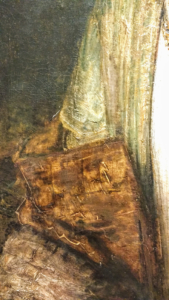 Lucretia, detail of sleeve