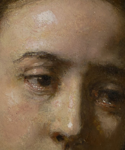 Lucretia, detail of face