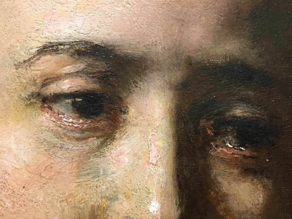Lucretia, detail of eyes