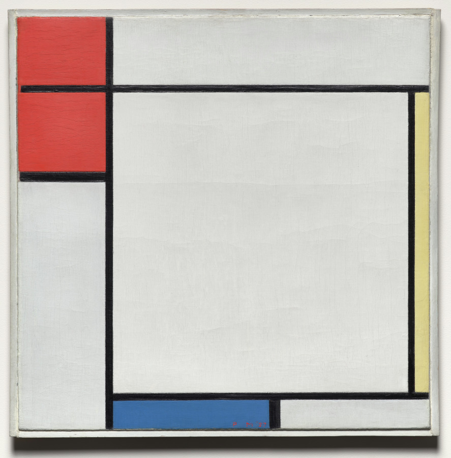 Piet Mondrian, Composition with Red, Yellow, and Blue, 1927