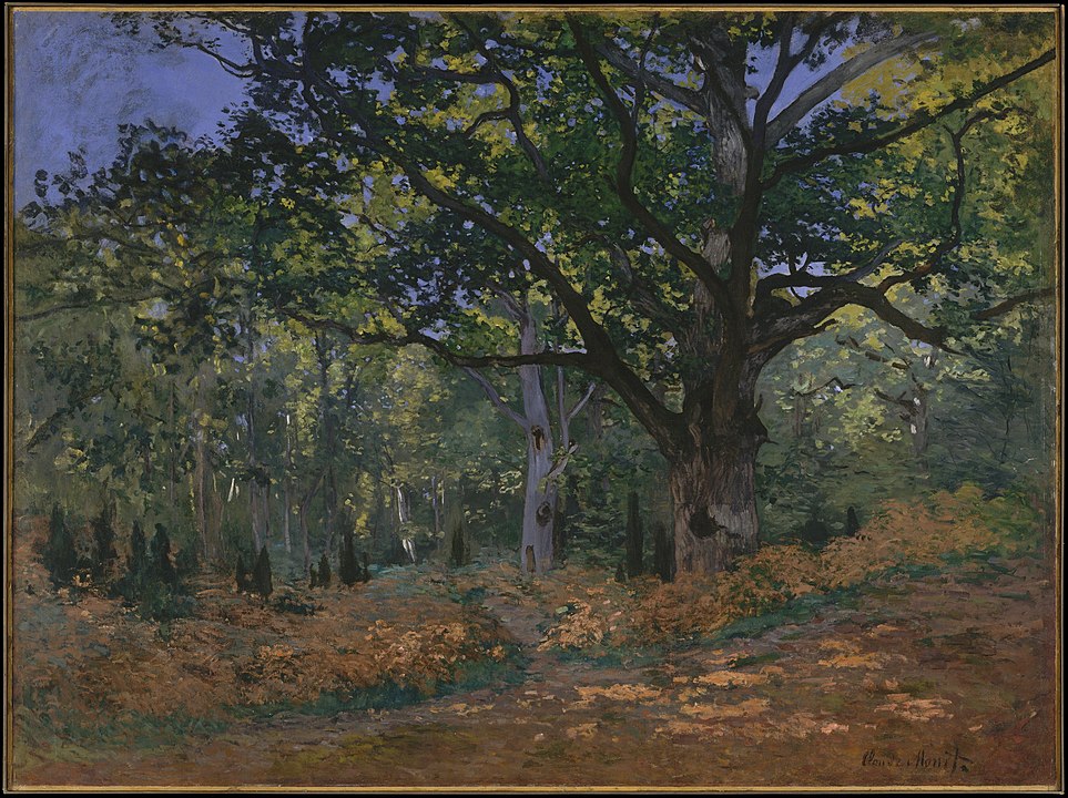 Claude MonetThe Bodmer Oak, Fontainebleau Forest1865