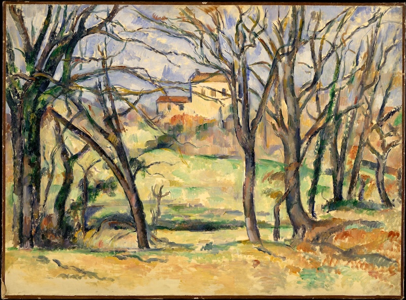 Cézanne, Trees and Houses Near the Jas de Bouffan, 1885–86